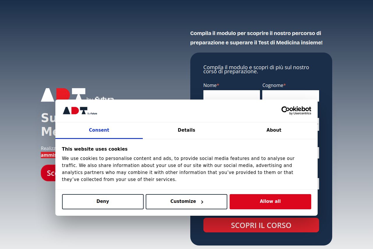 Screenshot of futura.study