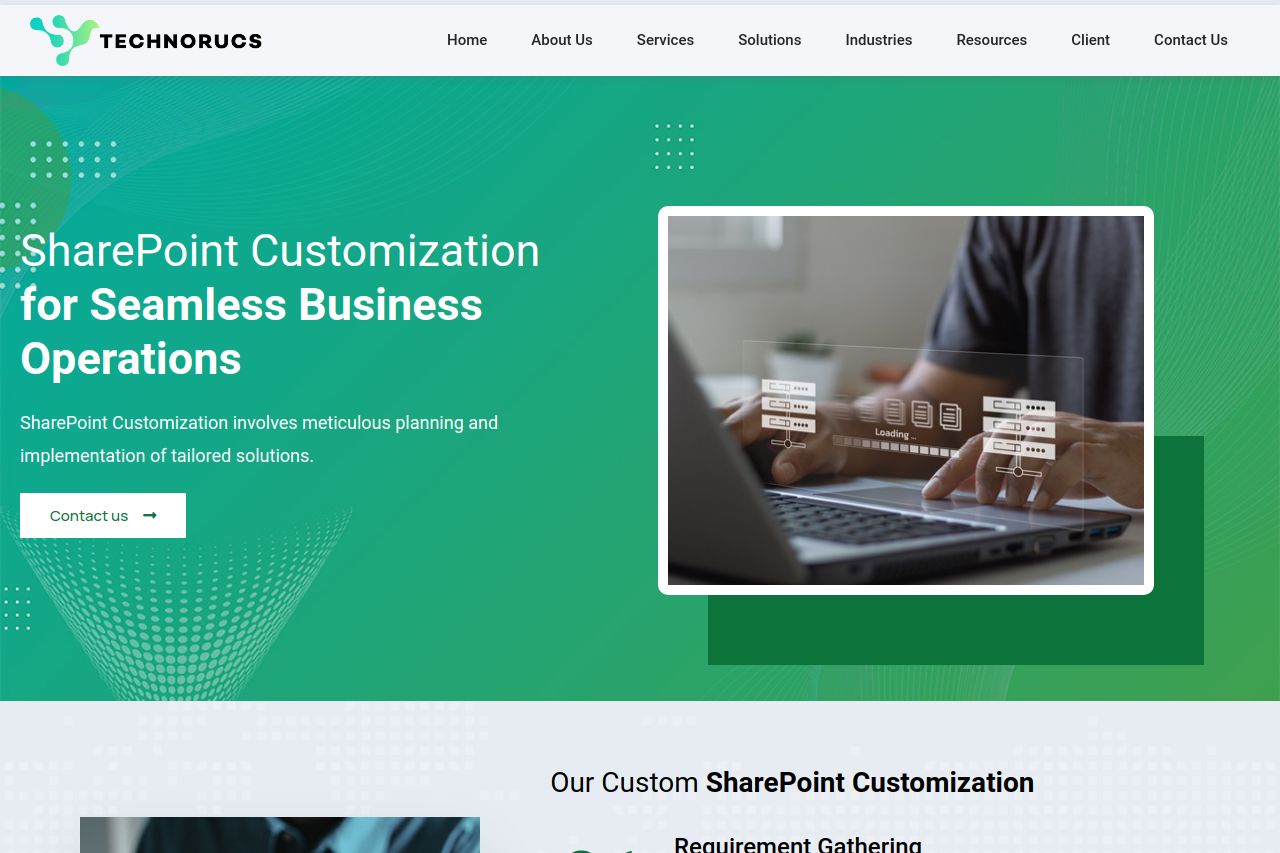 Screenshot of technorucs.com